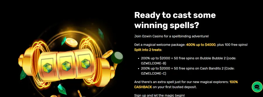 Ozwin casino